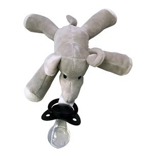 Adult size Pacifier with elephant plush toy ABDL